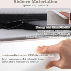 4 TLG. Schaumstoffbausteine zum Toben & Klettern Riesenbausteine Großbausteine