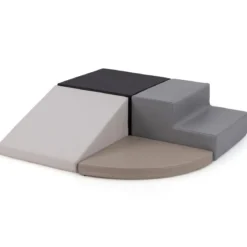4 TLG. Schaumstoffbausteine zum Toben & Klettern Riesenbausteine Großbausteine