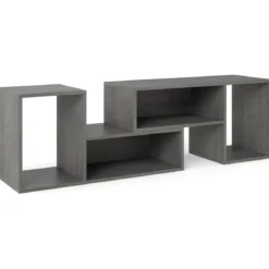 2 tlg. TV-Schrank Freie Kombination Fernsehtisch für Fernseher bis zu 60 Zoll Fernsehschrank