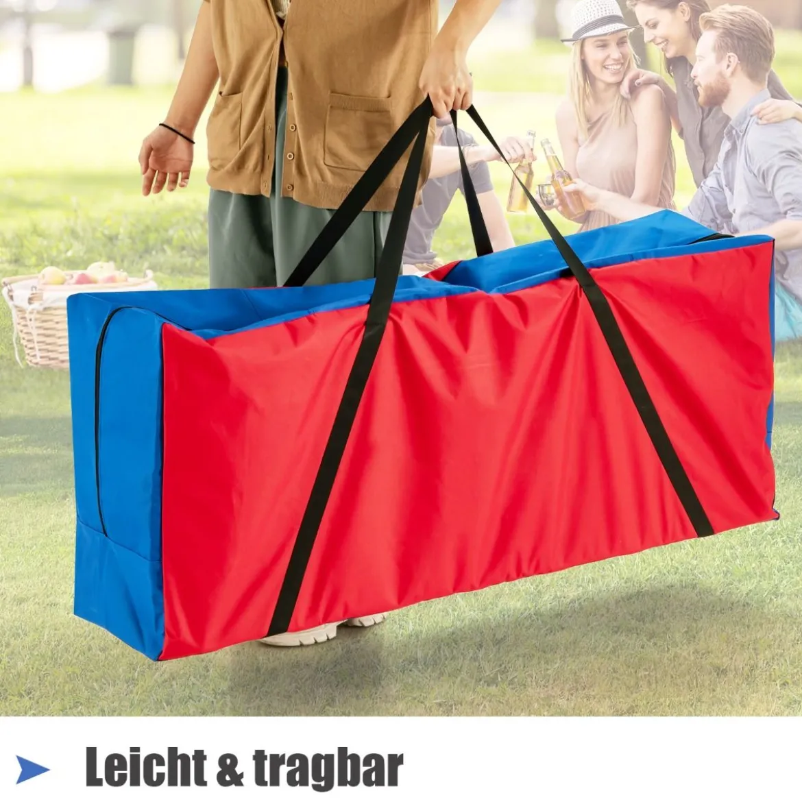 Tragetasche für 4 Gewinnt Aufbewahrungstasche (Spiel Nicht Enthalten) 120 x 29 x 48 cm