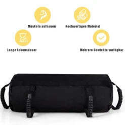 Trainings Sandbag Verstärkter Beanspruchbarer Trainings Gewichtssack mit Gewichtsbeutel 4,5 kg bis 18 kg