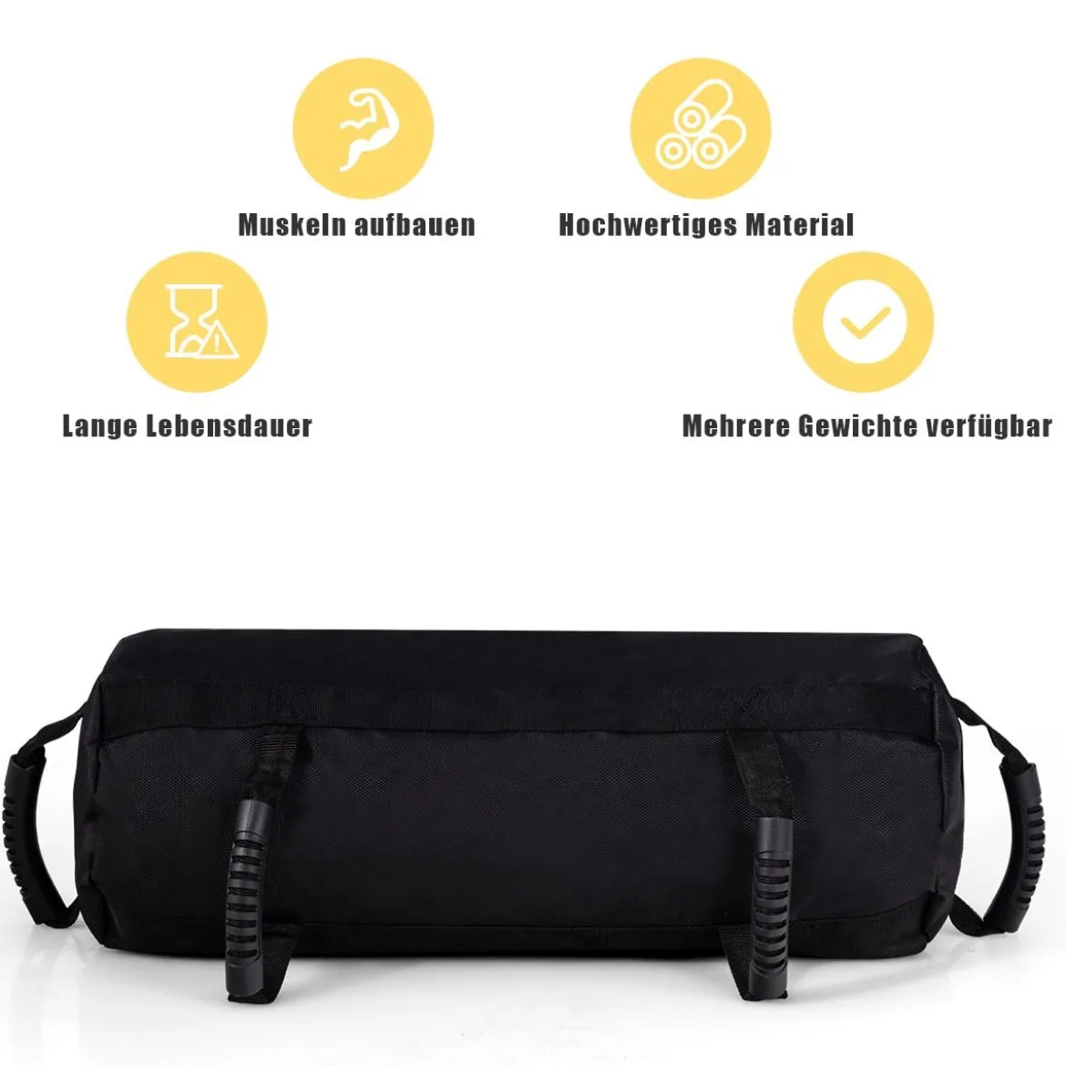 Trainings Sandbag Verstärkter Beanspruchbarer Trainings Gewichtssack mit Gewichtsbeutel 4,5 kg bis 18 kg