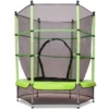 Trampolin Gartentrampolin Kindertrampolin Outdoor Trampolin mit Sicherheitsnetz Ø 140 cm