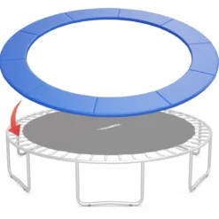 Trampolinmatratze 427cm x 427cm x 10cm Trampolin Übung Fitness Gymnastik Trampolin Polster Blau