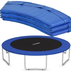 Trampolinmatratze 427cm x 427cm x 10cm Trampolin Übung Fitness Gymnastik Trampolin Polster Blau