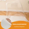 Transparenter Bürostuhl mit Rollen Drehbarer Schreibtischstuhl Höhenverstellbarer Computerstuhl