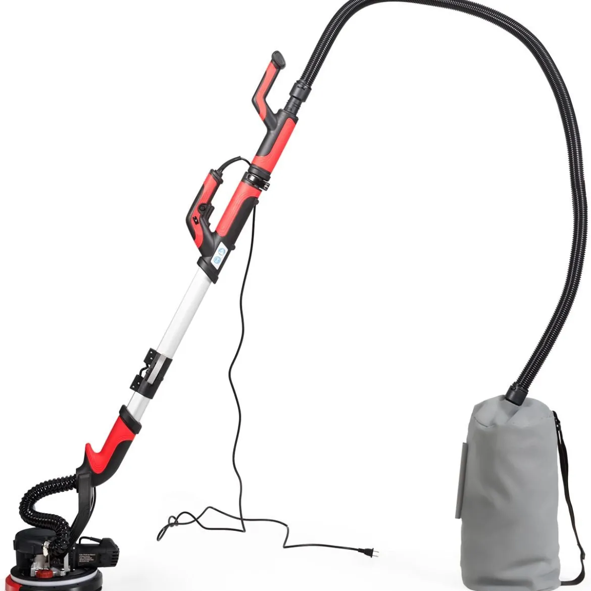 Trockenbauschleifer 750W Elektrischer Deckenschleifer Wandschleifmaschine mit LED-Licht