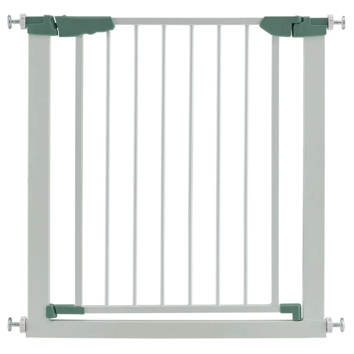 Türschutzgitter Baby 76-83 cm Sicherheitsgitter aus Metall Weiß