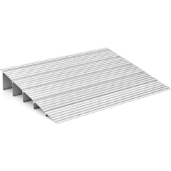 Türschwellenrampe 13 cm hohe Einstiegsrampe mit verstellbarem Aluminiumrahmen rutschfester Zugangsrampe