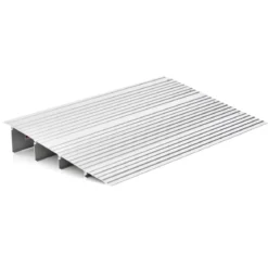 Türschwellenrampe 10,5 cm hohe Einstiegsrampe mit verstellbarem Aluminiumrahmen rutschfester Zugangsrampe
