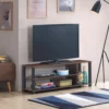TV-Ständer Fernseher Fernsehtisch mit Regale Sideboard Wohnzimmerschrank Braun