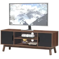 TV-Ständer Fernsehschrank Holz für TVs bis zu 50