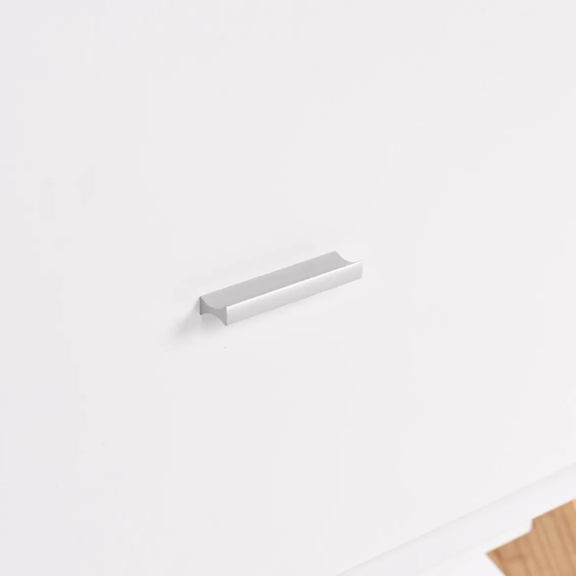 TV-Ständer für 60-Zoll-Fernseher Moderner TV-Konsolentisch mit Stauraum Massivholzfüße Weiß