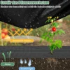 Unkrautvlies 50m² Gartenvlies gegen Unkraut Unkrautfolie PP Schwarz 25 x 2m-60 g/m²