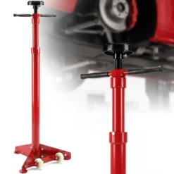 Unterhebe-Stützständer 750 kg Wagenheberständer Höhenverstellbar 97,5-191,5 cm Rot