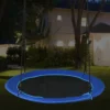 Untertassenschaukel mit 100 cm Durchmesser bis 300kg belastbar LED-Schaukel für Kinder & Erwachsene Blau