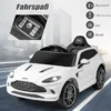 12V Aston Martin DBX Kinderauto mit 2,4G-Fernbedienung 1,4-2,5 km/h Weiß