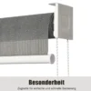 Verdunkelungsrollo Abdunkelungsrollo Thermorolle Sonnenschutz Sichtsschutz Kälteschutz 181 x 181 cm Grau