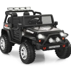 12V Kinder Elektroauto mit Fernbedienung & Licht & Musik Elektrisches Kinderfahrzeug
