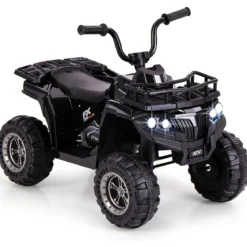 6V Kinder Elektro Quad mit Vorwärts- & Rückwärtsfunktion Elektroauto ATV Kinderquad Schwarz