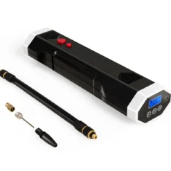 12V Luftkompressor elektrisch LCD-Anzeige 2000mAh-Akku für Autos Motorräder Fußbälle