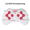 12V Maserati Kinderauto mit 2,4G-Fernbedienung & Musik & LED für Kinder ab 3 jahren Rot