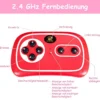 12V Spielzeugauto Kinderauto mit 2 Motoren und MP3 und Musik 104 x 63,5 x 45,5 cm Rot