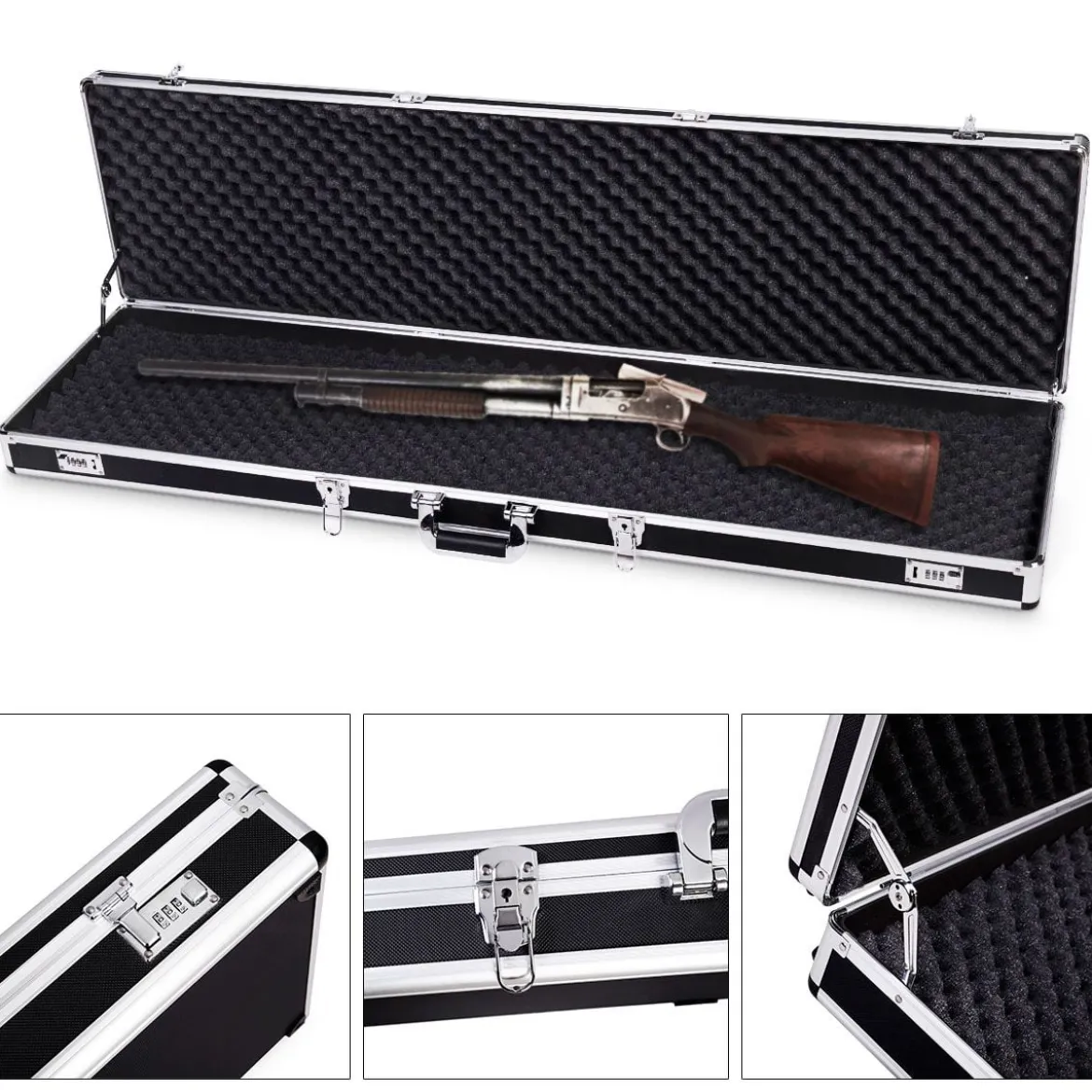 Waffenkoffer Gewehrkoffer Koffer Alukoffer Flintenkoffer Munitionskoffer 135cm