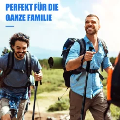 Wanderstöcke Teleskop Trekkingstöcke verstellbar 65-135cm Leichte Nordic Walking Stöcke aus Carbon und Aluminium