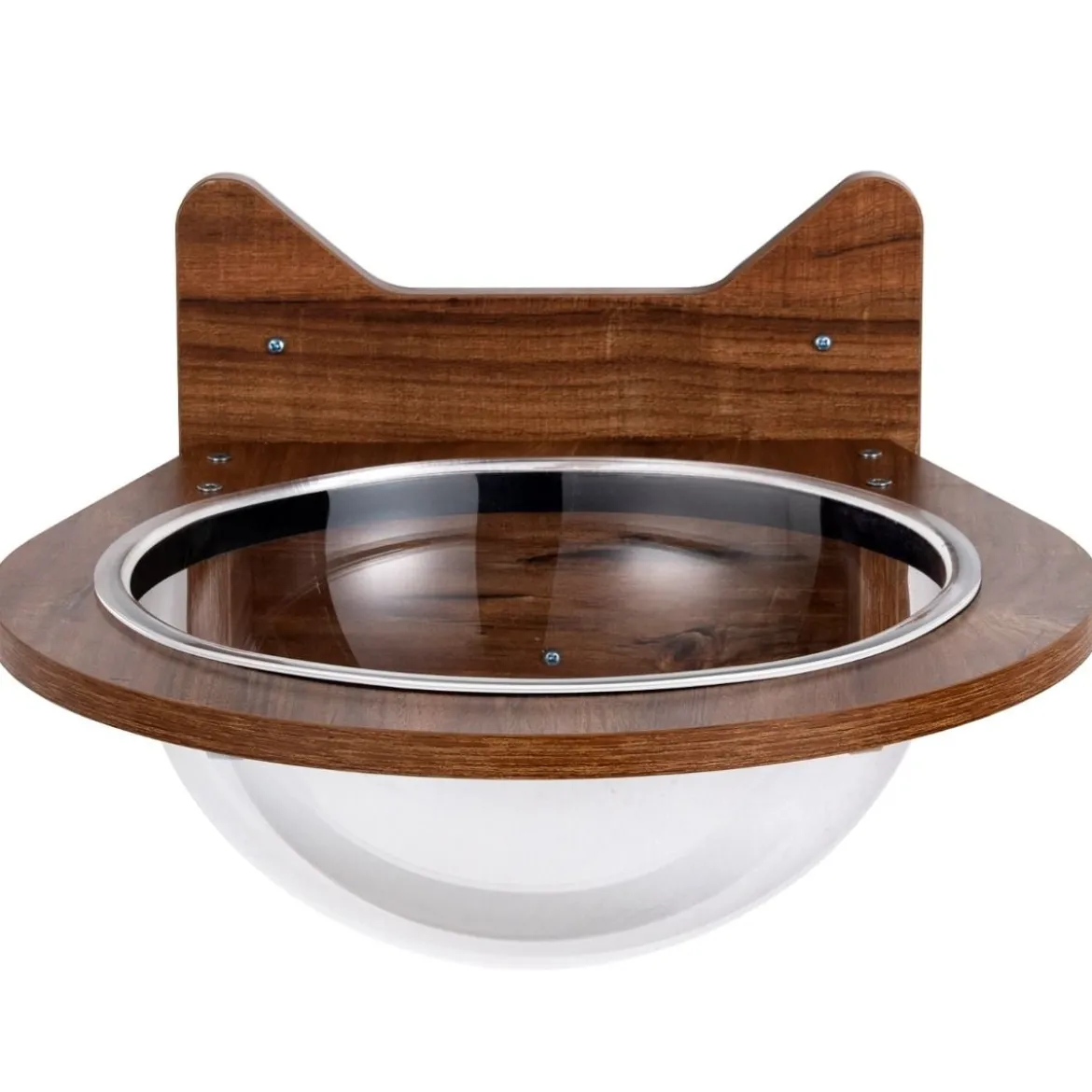 Wandliege Katzenliege Katzenbett Holz Katzen Korb transparent Katzenregal Wandmöbel Katzentreppe