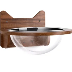 Wandliege Katzenliege Katzenbett Holz Katzen Korb transparent Katzenregal Wandmöbel Katzentreppe