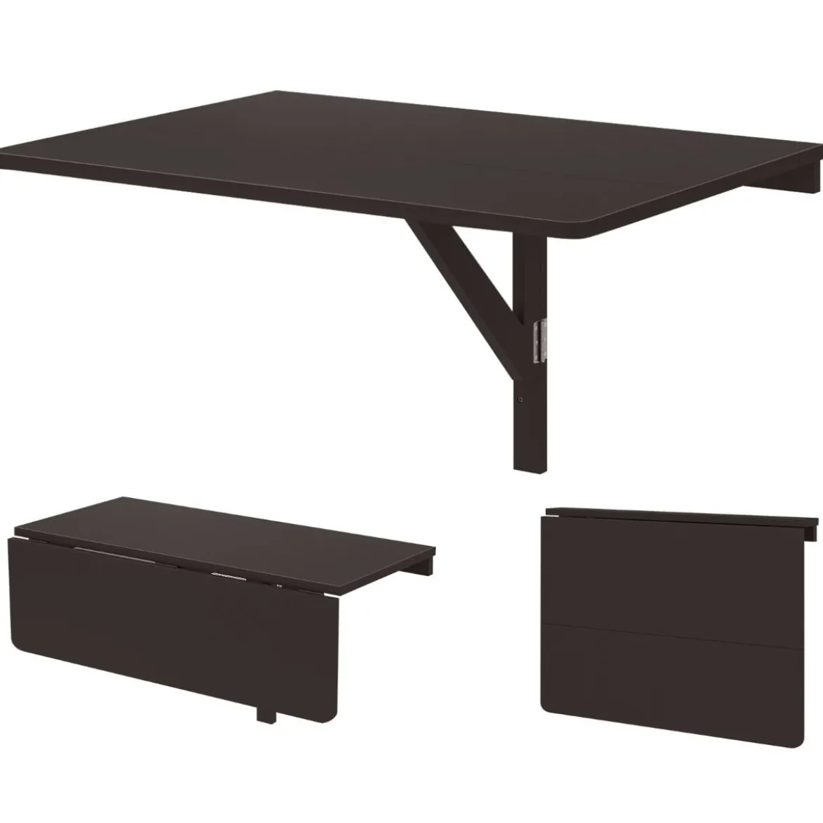 Wandmontierter Klapptisch Platzsparender Küchentisch Klappbarer Wandtisch 80 x 60 cm