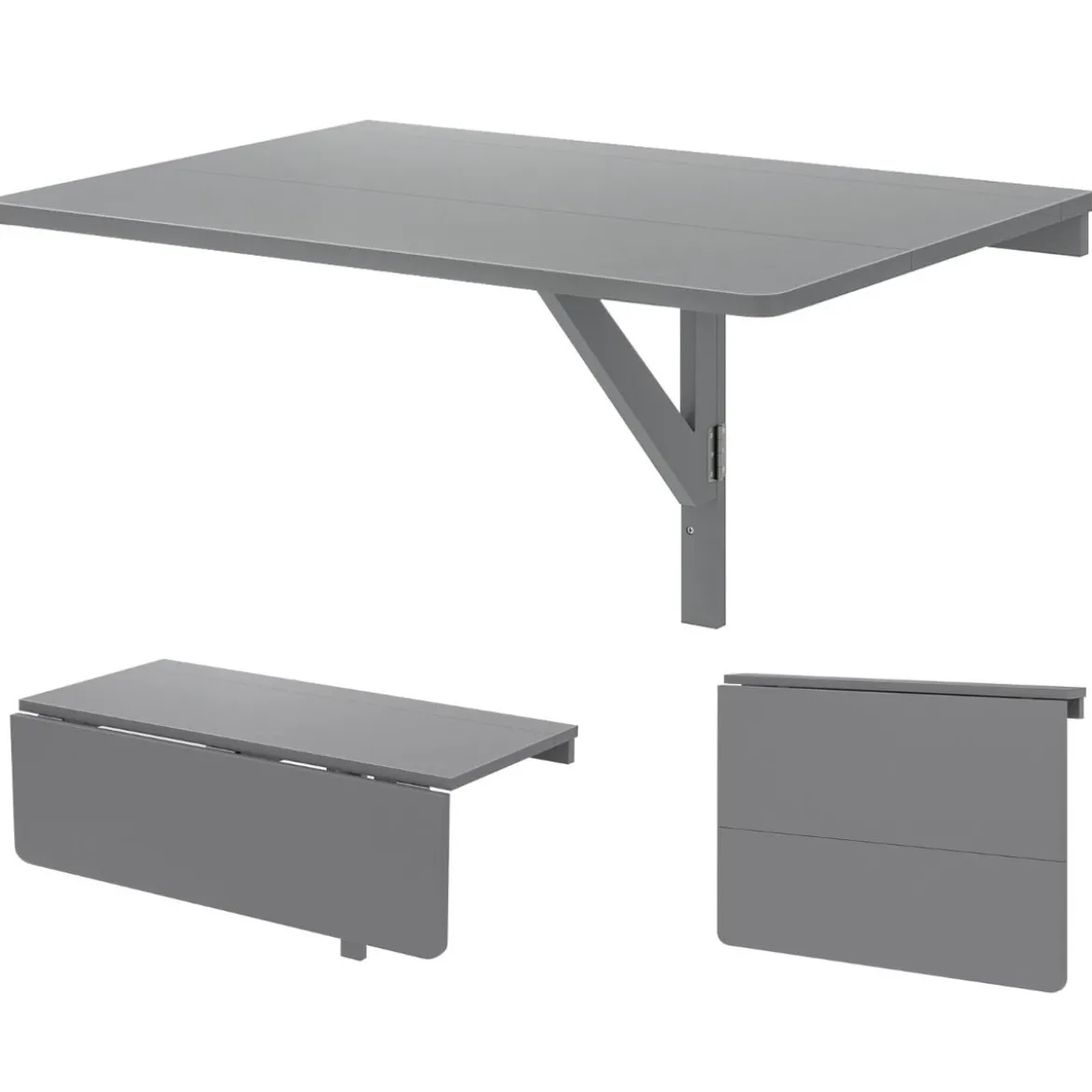 Wandmontierter Klapptisch Platzsparender Küchentisch Klappbarer Wandtisch 80 x 60 cm