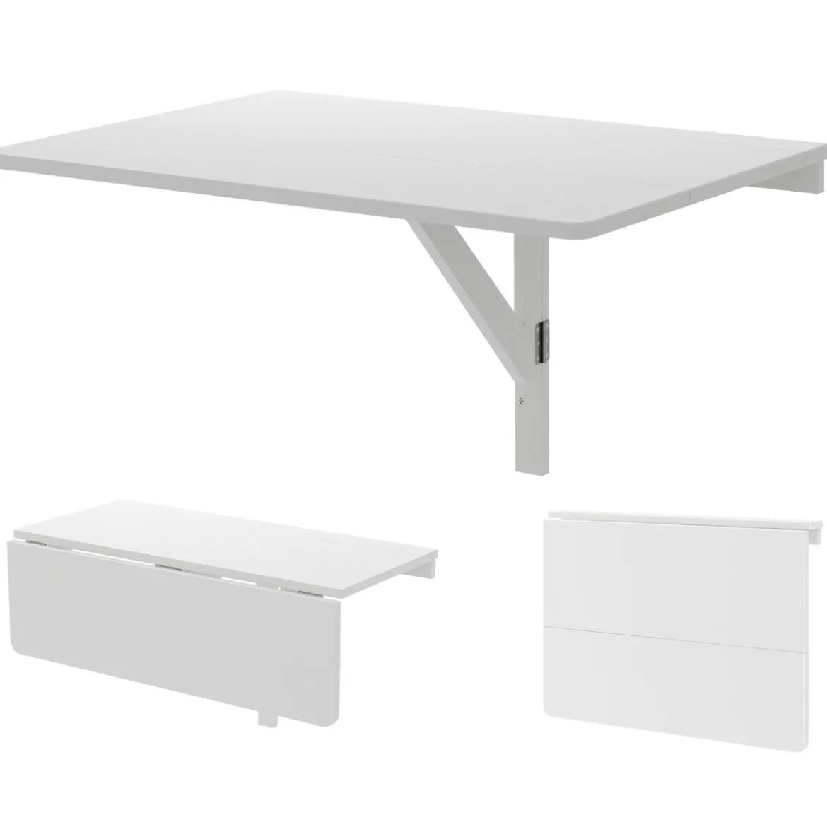 Wandmontierter Klapptisch Platzsparender Küchentisch Klappbarer Wandtisch 80 x 60 cm