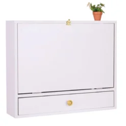 Wandtisch Klapptisch Multifunktionaler Schreibtisch Laptop-Tisch Weiß