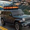 Wasserdicht Dachbox mit 600 L Kapazität für Alle Fahrzeuge 132x100x43cm Schwarz+Orange