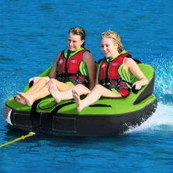 Wassersport-Surffahrzeuge Aufblasbare Wasserplattformen für 2 Personen 163 x 158 x 67 cm Grün
