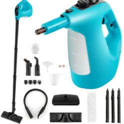 1500W Dampfreiniger mit 400 ML Tank Temperatur bis zu 125℃ Dampfreiniger Handgerät