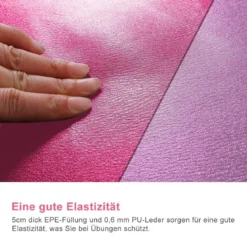 Weichbodenmatte Gymnastikmatte Yoga Turnmatte Klappmatte 4 x Klappbar Fitness 300x120x5cm