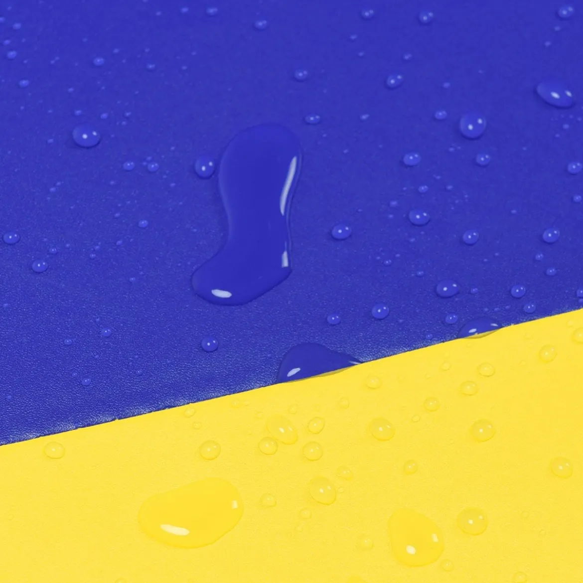 Weichbodenmatte Klappbar Turnmatte Gymnastikmatte Blau und Gelb 300 x 120 x 5 cm