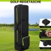 Weiche Golf-Reisetasche mit Rädern & Reißverschluss & Schlüssel Wasserdichte Golf-Reisetasche
