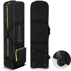 Weiche Golf-Reisetasche mit Rädern & Reißverschluss & Schlüssel Wasserdichte Golf-Reisetasche