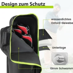 Weiche Golf-Reisetasche mit Rädern & Reißverschluss & Schlüssel Wasserdichte Golf-Reisetasche