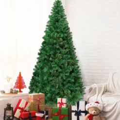 Weihnachtsbaum Künstlicher Tannenbaum Christbaum mit Metallständer 150-240 cm Grün