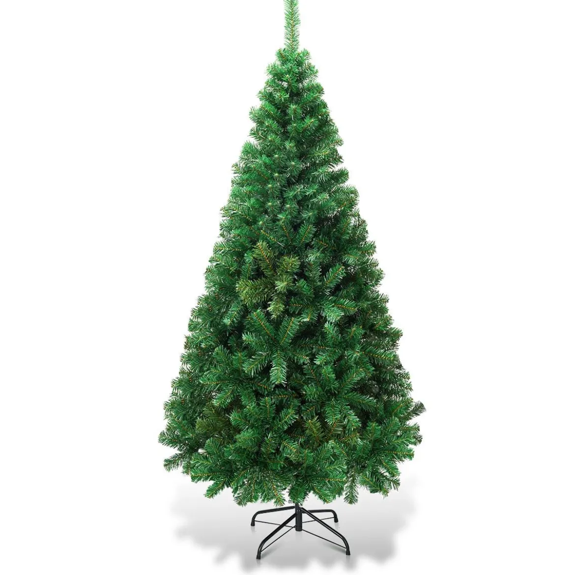 Weihnachtsbaum Künstlicher Tannenbaum Christbaum mit Metallständer 150-240 cm Grün