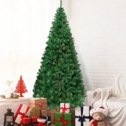 Weihnachtsbaum Künstlicher Tannenbaum Christbaum mit Metallständer 150-240 cm Grün