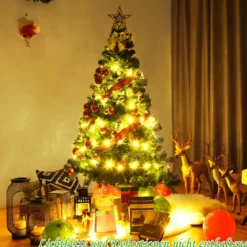 Weihnachtsbaum Künstlicher Tannenbaum Christbaum mit Metallständer 150-240 cm Grün