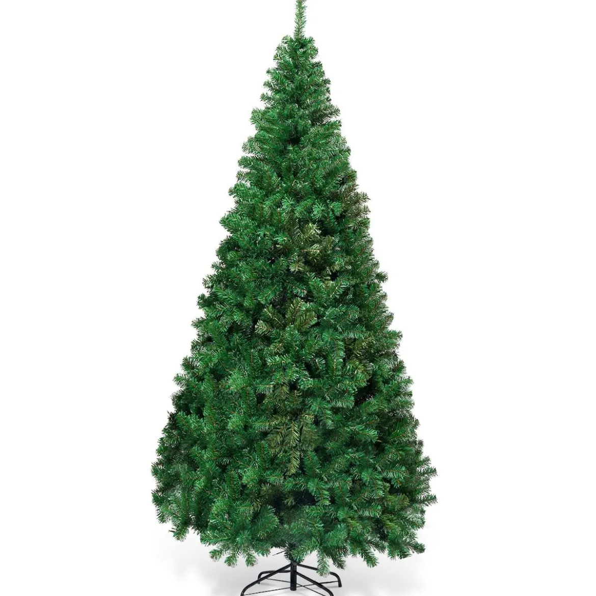 Weihnachtsbaum Künstlicher Tannenbaum Christbaum mit Metallständer 150-240 cm Grün