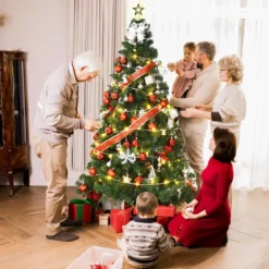 Weihnachtsbaum Künstlicher Tannenbaum Christbaum mit Metallständer 150-240 cm Grün