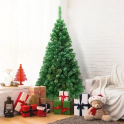 Weihnachtsbaum Künstlicher Tannenbaum Christbaum mit Metallständer 150-240 cm Grün